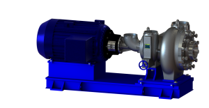 HP-HEMI Motorized Turbocharger Side View