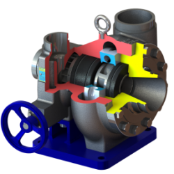 HPB Turbocharger Cutaway View 